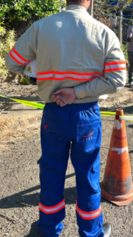 Costas do uniforme ATIVA