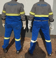 Costas do uniforme HEXING 2