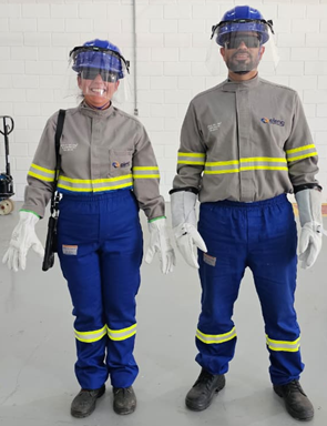 Frente do uniforme ELENG