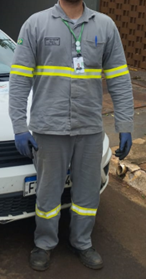 Frente do uniforme VA